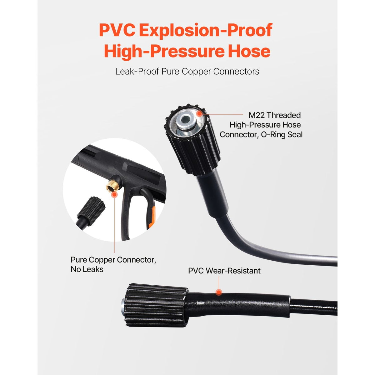 Electric Pressure Washer, Max 2700 PSI and 1.8 GPM, High Power Pressure Cleaning Machine with 4 Quick Connect Nozzles and a Foam Cannon, Ideal for Cars/Fences/Driveways/Patios/Home Cleaning