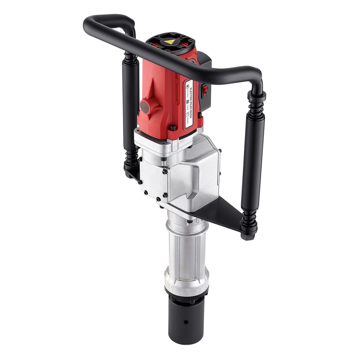 Electric T Post Driver, 2200W Handheld Post Pounder with 2.17 in/55mm, 2.76 in/70mm Sleeves, Powerful Pile Driver for Fence,Metal Fencing, Farm, Garden, Construction, Landscaping Projects
