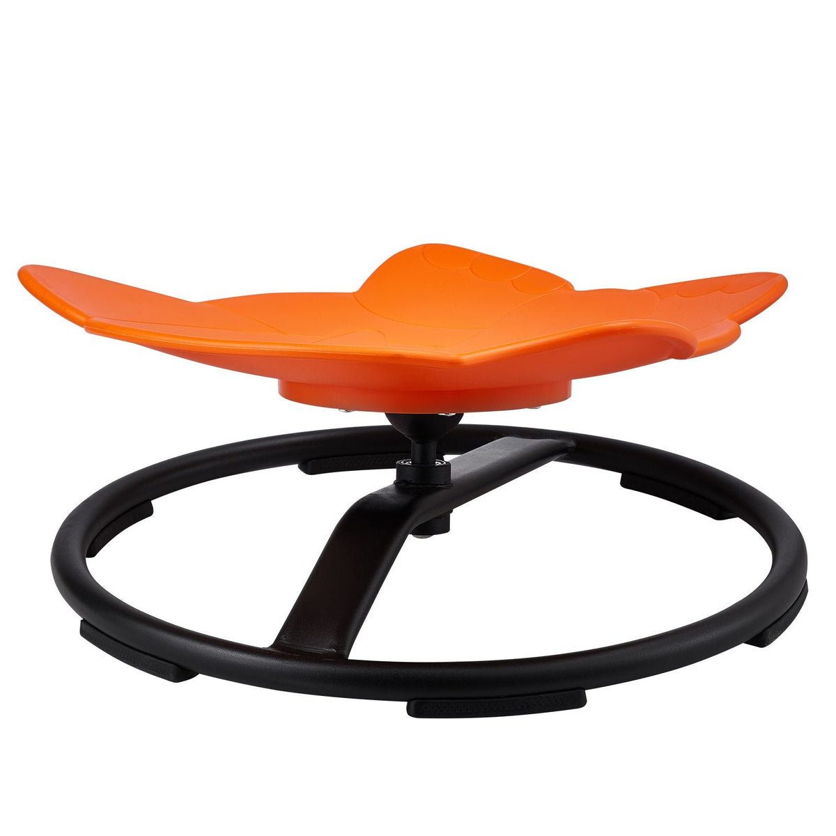 Elephant Kids Swivel Chair, 220 LBS Capacity, 360° Spinning Chair, Autistic Kids Sensory Toy Chair with Non-Slip Metal Base, Toddler Sit and Spin Chair for Coordination Balance Focus Orange