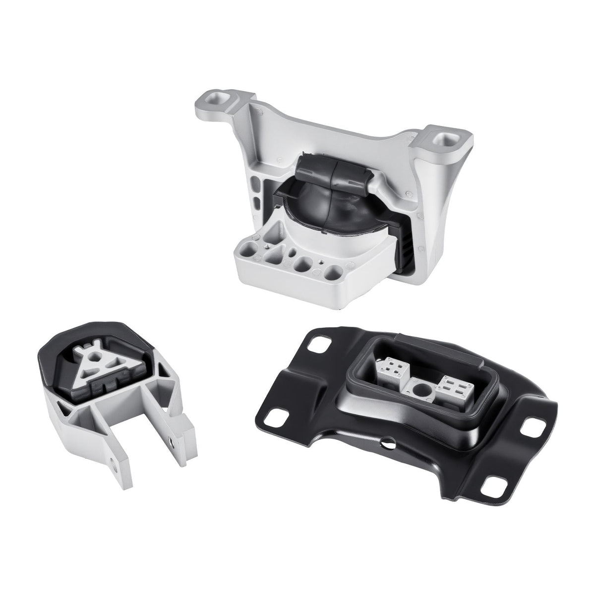Engine and Transmission Motor Mount Kit Replacement, Set of 3, Compatible with 2013–2019 Ford Escape 2.0L L4, Replace OE# A5612, A5631, A5520, Secure Support