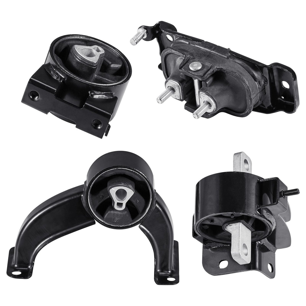 Engine Motor Mount and Transmission Mount Kit Replacement, Set of 4, Compatible with 2008–2010 Chrysler Town & Country 3.3L, Replace OE# A5654, A5480, A5465, A5493, Secure Support