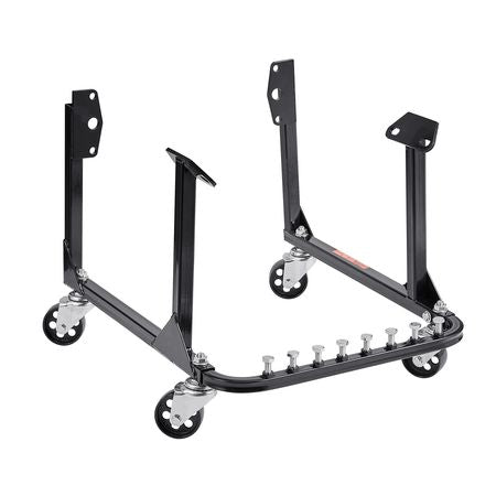 Engine Stand, 750 LBS Load Capacity Engine Motor Stand, Heavy-Duty Steel Motor Holder with 4 Swivel Casters and 4 Hook Positions, Suitable for BB-CHEVY and GEN-1 SB-CHEVY Engines