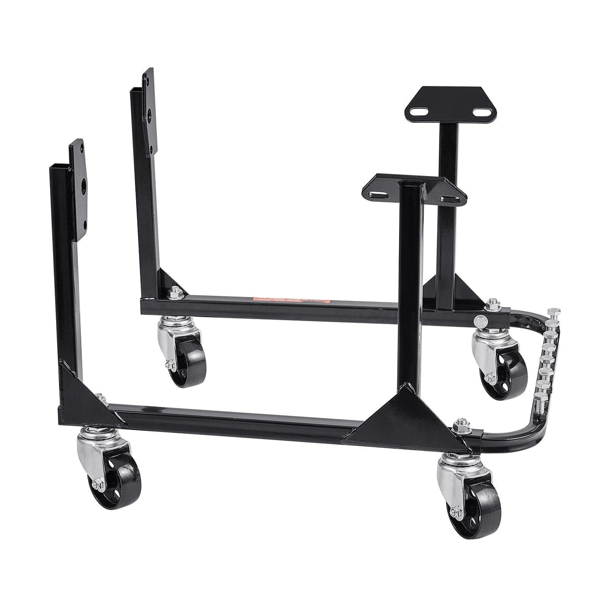 Engine Stand, 750 LBS Load Capacity Engine Motor Stand, Heavy-Duty Steel Motor Holder with 4 Swivel Casters and 4 Hook Positions, Suitable for BB-CHEVY and GEN-1 SB-CHEVY Engines