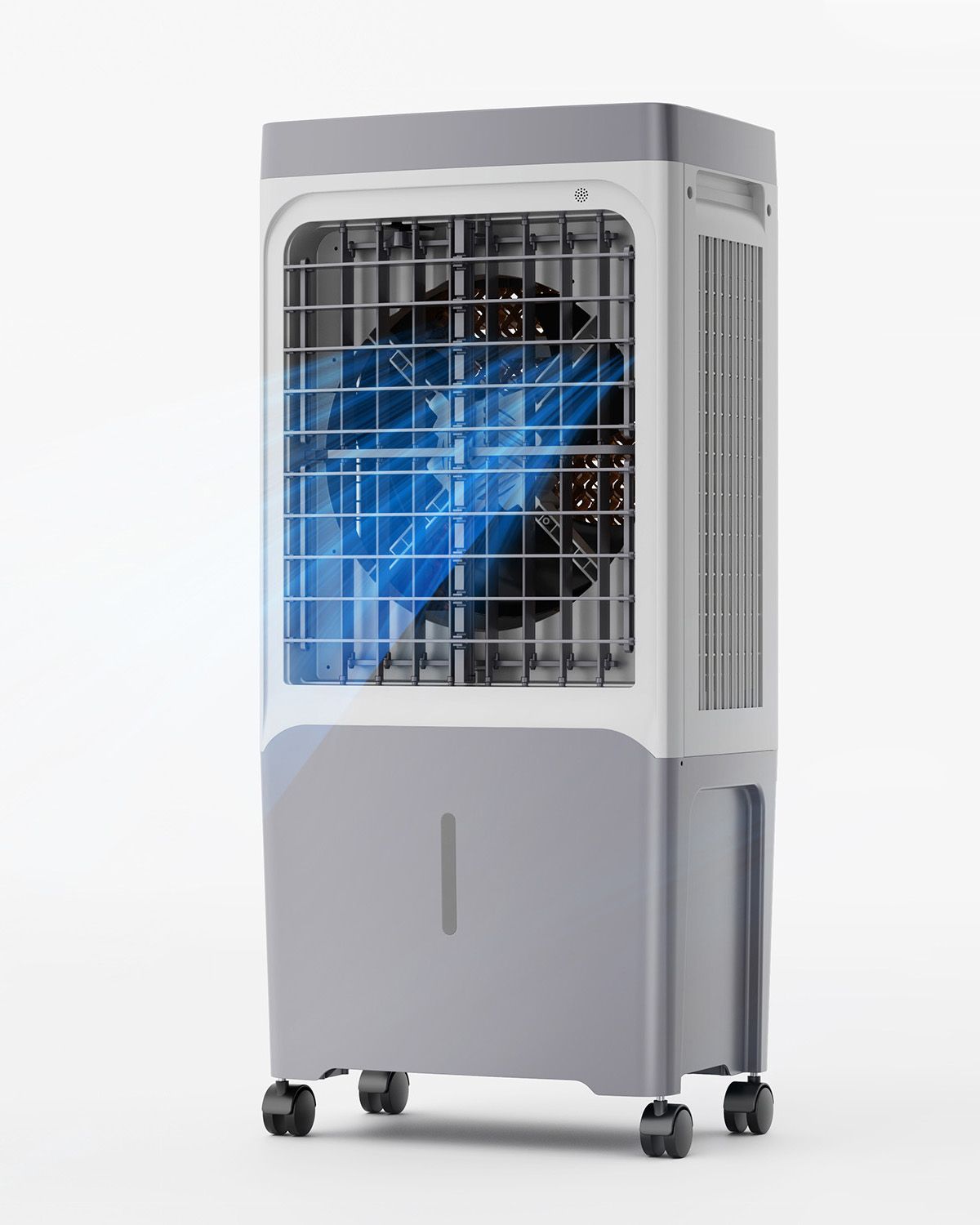 Evaporative Air Cooler, 1800 CFM with 6.8 Gallon Water Tank Swamp Cooler, Portable Cooling Fan with Remote Control, 12H Timer, 4 Ice Boxes, Quiet Operation, 3 Wind Speeds for Outdoor Indoor Use