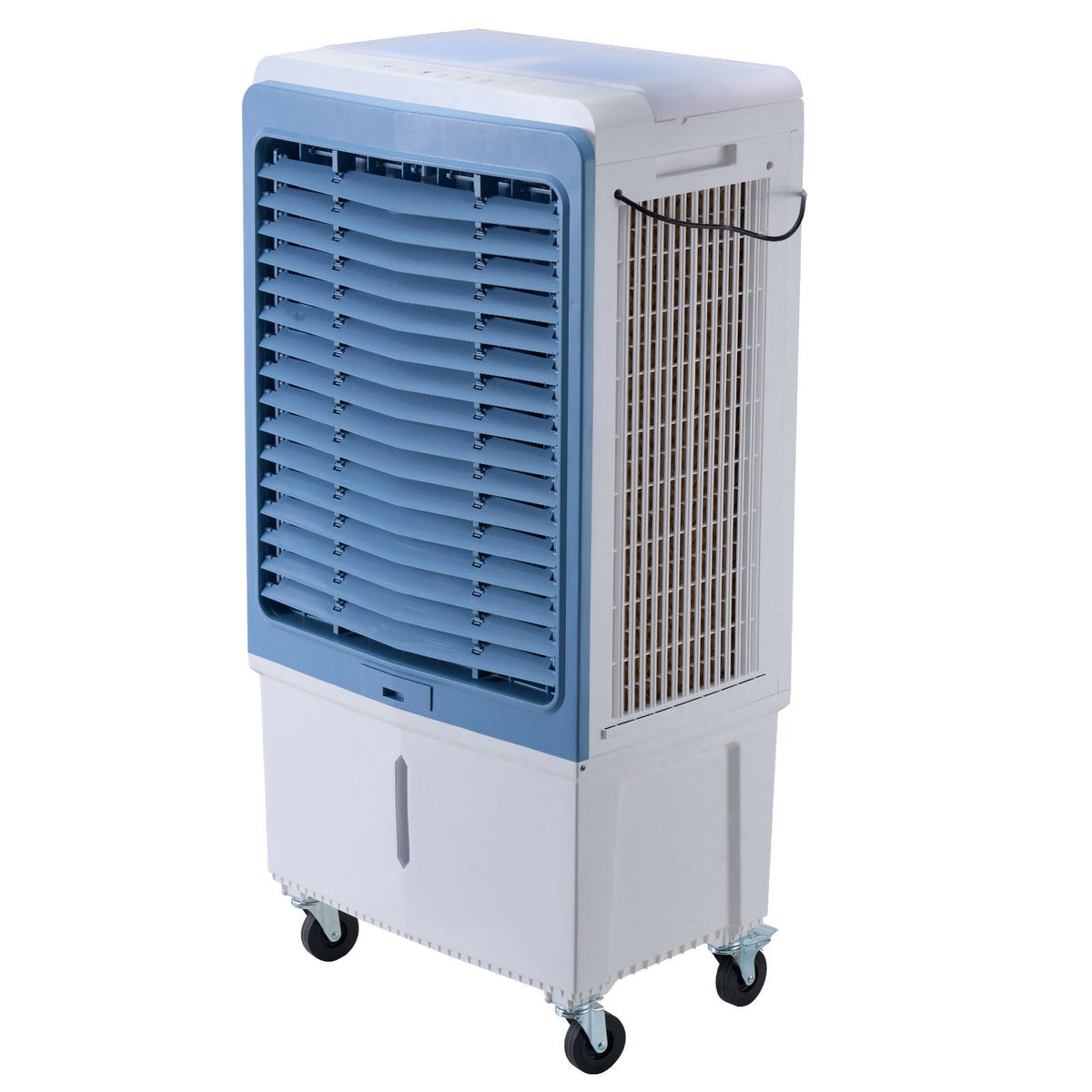 Evaporative Air Cooler, 4129 CFM with 12.7 Gallon Water Tank Swamp Cooler, Portable Cooling Fan with Remote Control, 12H Timer, 4 Ice Boxes, Quiet Operation, 3 Wind Speeds for Outdoor Indoor Use