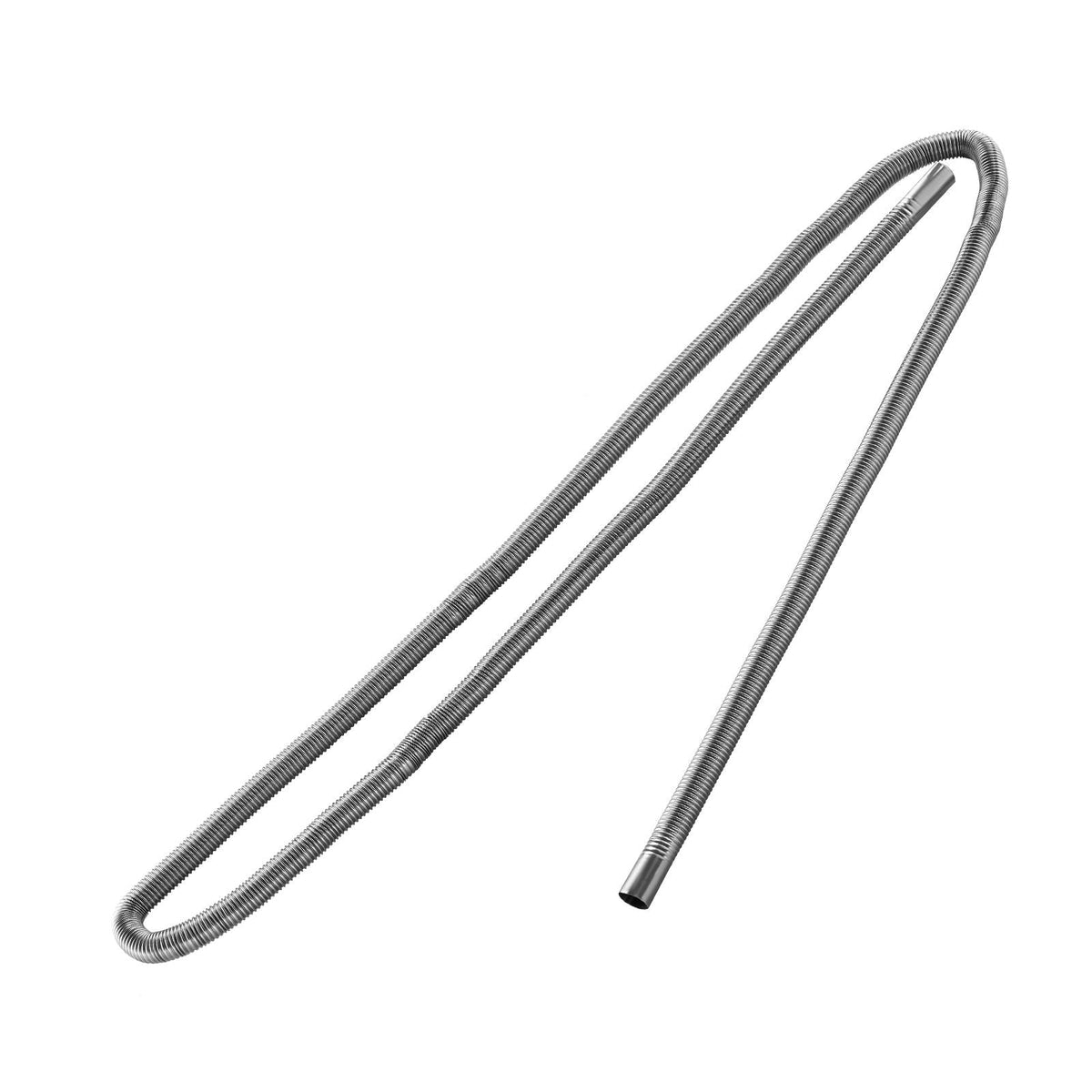 Exhaust Hose, 118.1 inch Stainless Steel Exhausts Hose, Diesel Heater Flexible Exhaust Pipe with 2 Hose Clamps, Exhausts Hoses Kit Diesel Heater Accessories for 2KW 5KW 8KW Diesels Heaters