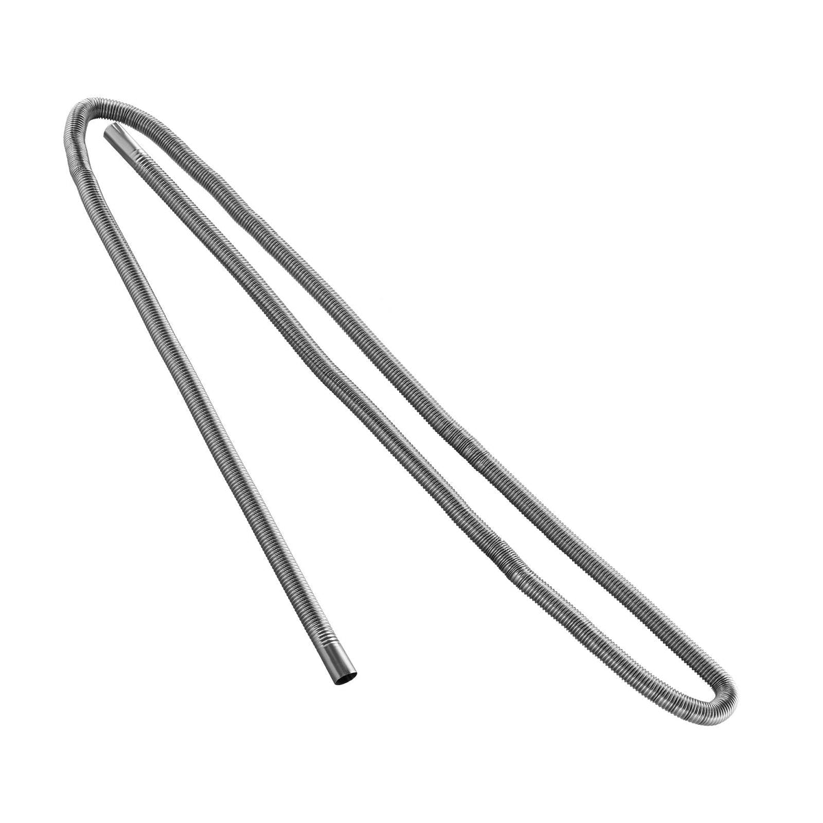 Exhaust Hose, 118.1 inch Stainless Steel Exhausts Hose, Diesel Heater Flexible Exhaust Pipe with 2 Hose Clamps, Exhausts Hoses Kit Diesel Heater Accessories for 2KW 5KW 8KW Diesels Heaters