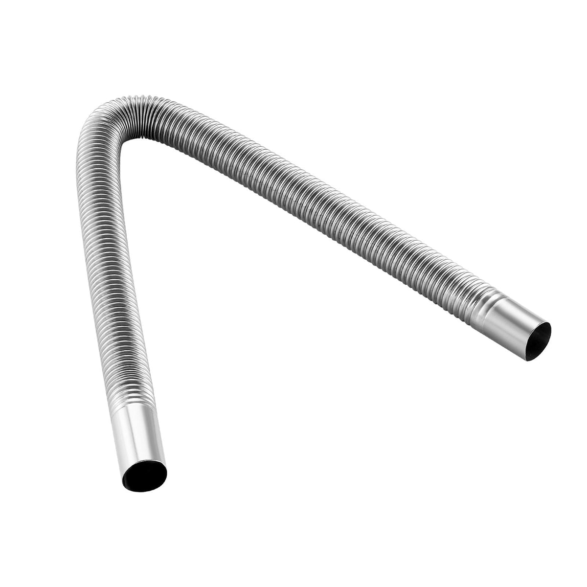 Exhaust Hose, 23.6 inch Diesel Heater Flexible Exhaust Pipe, Stainless Steel Exhausts Hoses with 2 Hose Clamps, Air Diesel Parking Heater Exhausts Hoses Line for 2KW 5KW 8KW Diesels Heaters