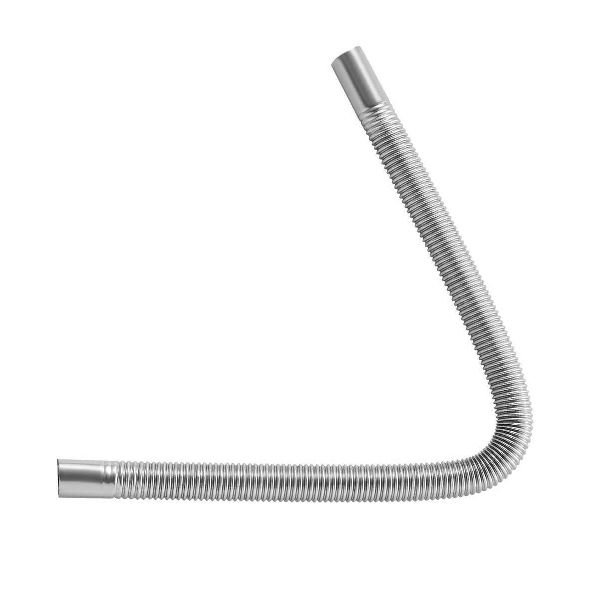 Exhaust Hose, 23.6 inch Diesel Heater Flexible Exhaust Pipe, Stainless Steel Exhausts Hoses with 2 Hose Clamps, Air Diesel Parking Heater Exhausts Hoses Line for 2KW 5KW 8KW Diesels Heaters
