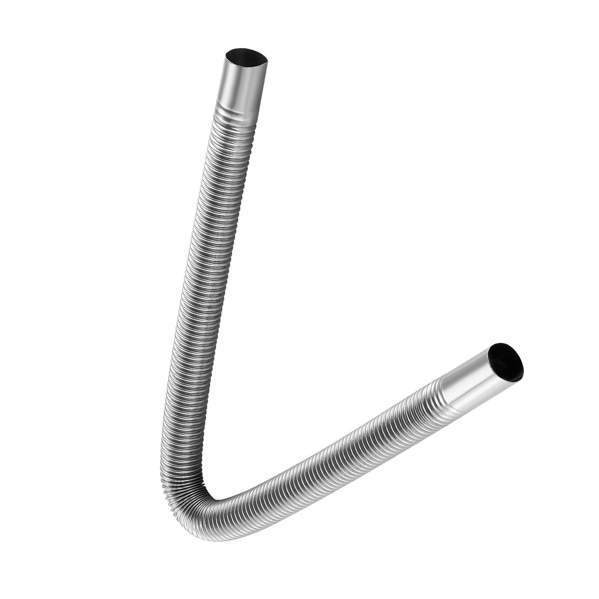 Exhaust Hose, 23.6 inch Diesel Heater Flexible Exhaust Pipe, Stainless Steel Exhausts Hoses with 2 Hose Clamps, Air Diesel Parking Heater Exhausts Hoses Line for 2KW 5KW 8KW Diesels Heaters