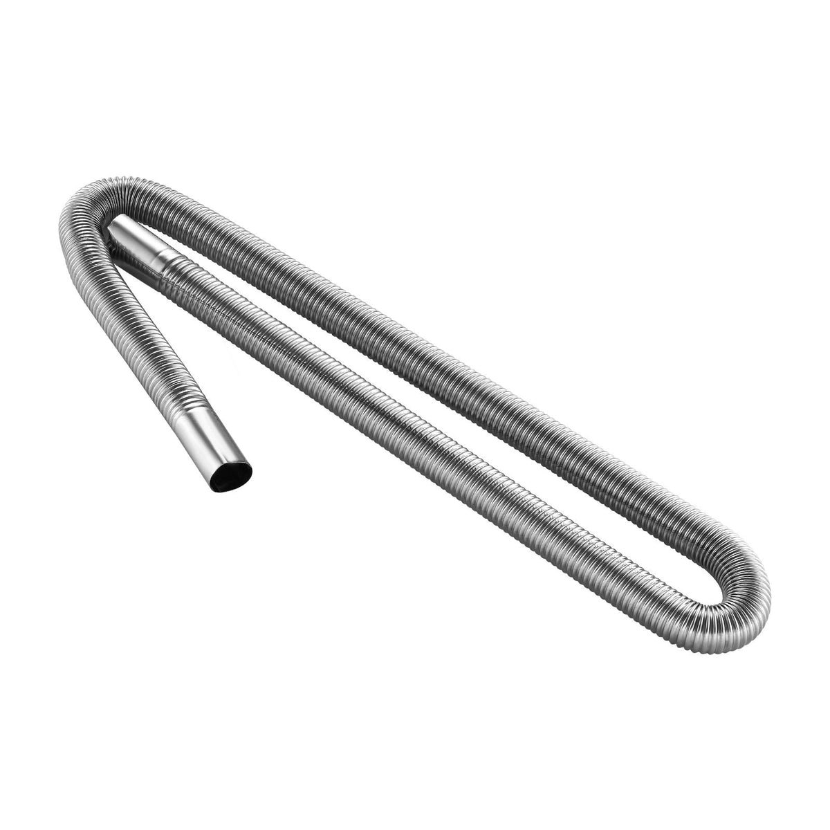 Exhaust Hose, 47.2 inch Diesel Heater Flexible Exhaust Pipe, Stainless Steel Exhausts Hose with 2 Hose Clamps, Exhausts Hoses Kit Diesel Heater Accessories for 2KW 5KW 8KW Diesels Heaters