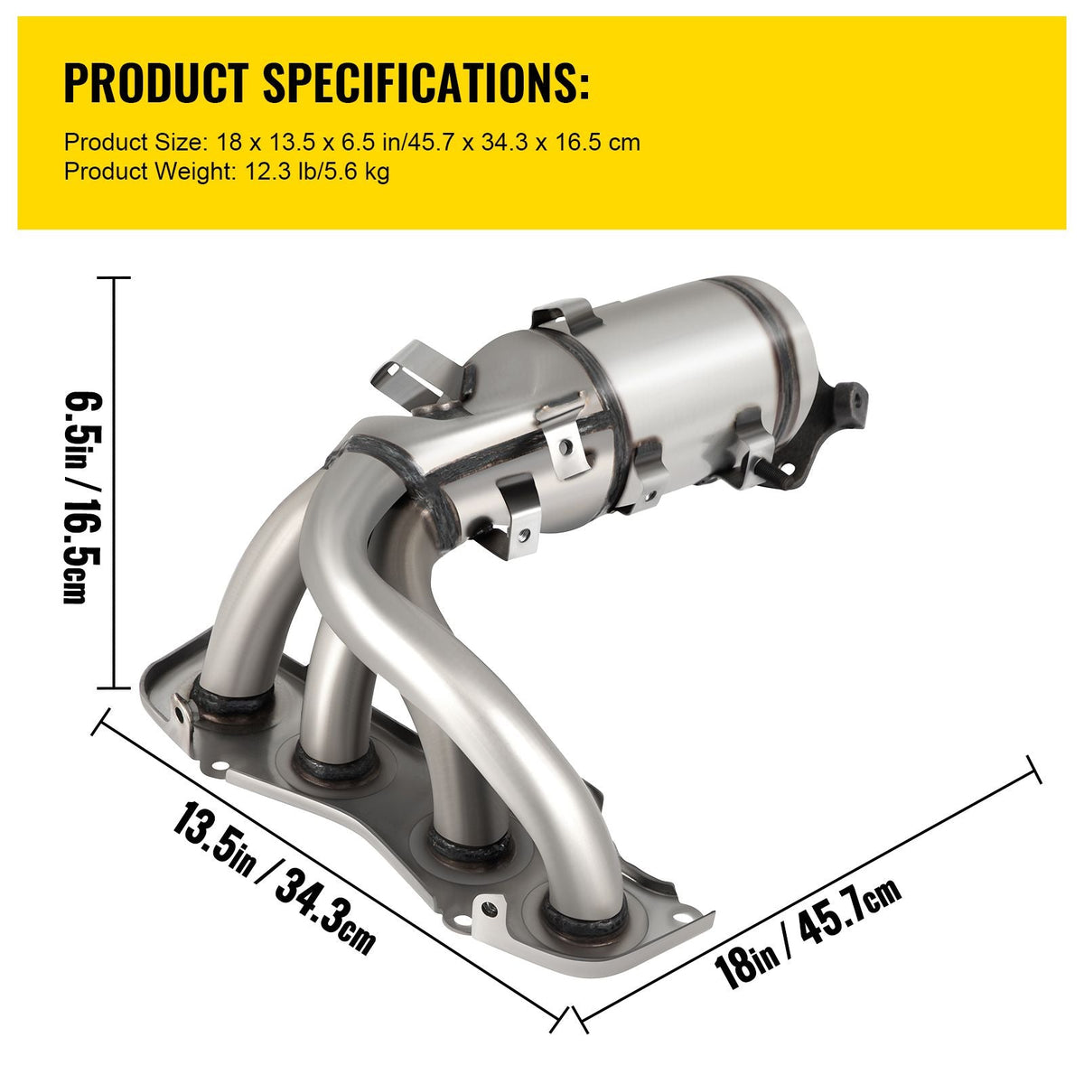 Exhaust Manifold Catalytic Converter Headers For Toyota Camry Solara 2002-2006 2.4L