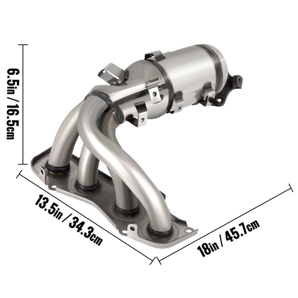 Exhaust Manifold Catalytic Converter Headers For Toyota Camry Solara 2002-2006 2.4L