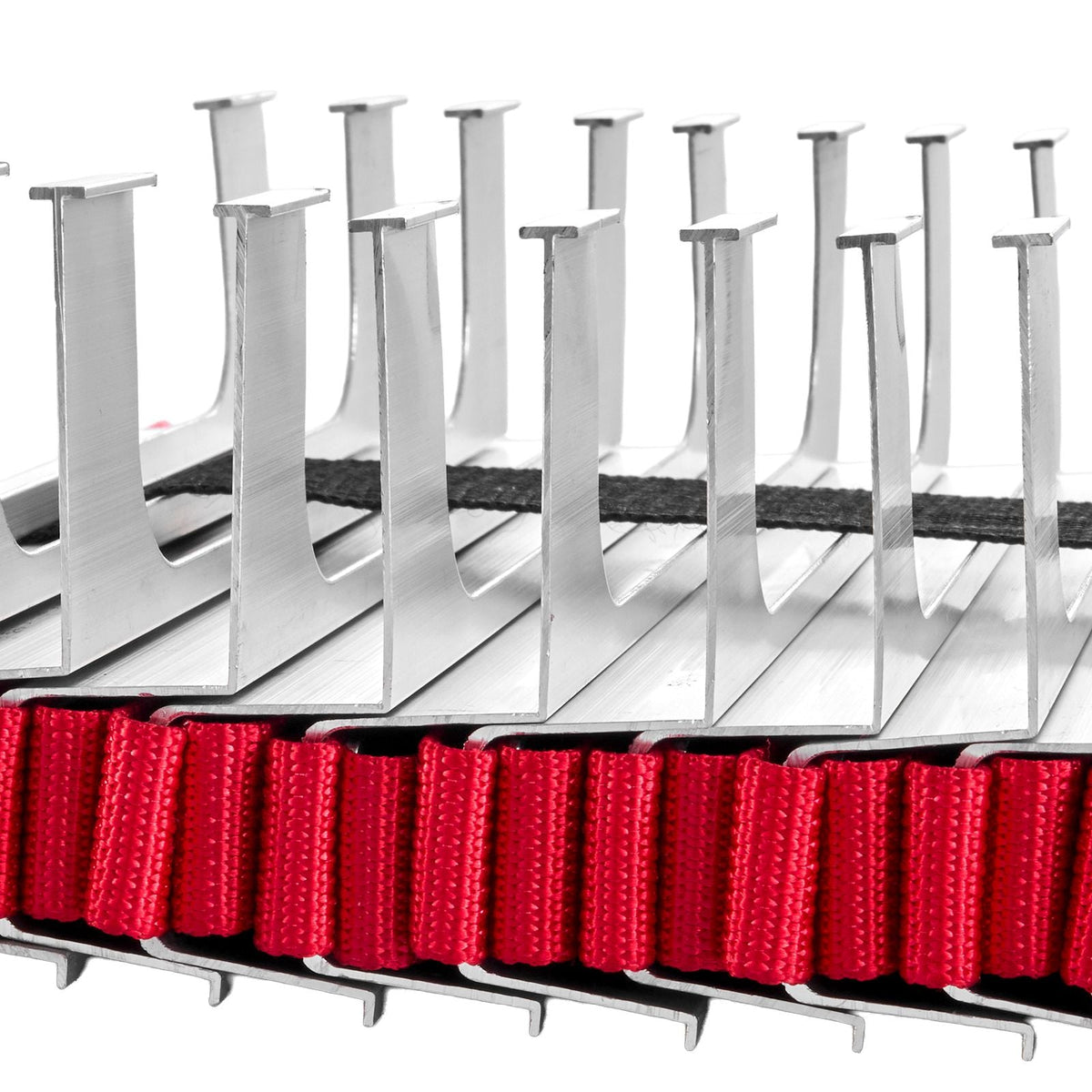 Fire Escape Ladder, 2-Story 13FT Retractable Emergency Fire Ladder, Lightweight Aluminum Alloy Safety Escape Ladders with Sturdy Polyester Strap, Anti-Slip Rung & Wide Steps, 1000LBS Max Loading