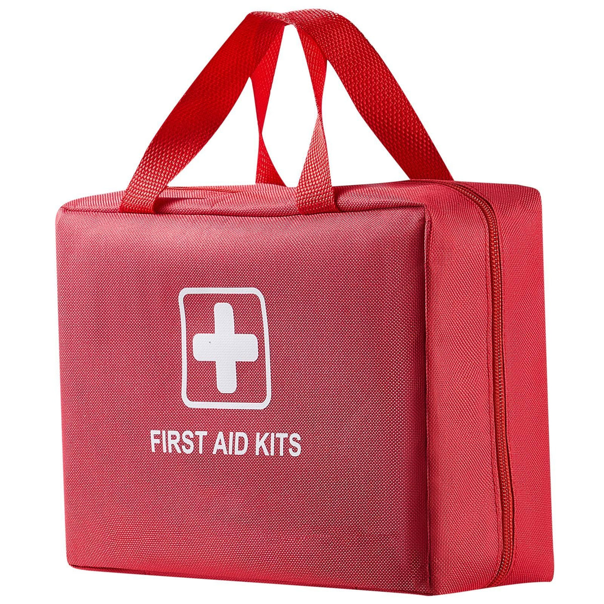 First Aid Kit, 420 Pieces, 600D Nylon Large Survival First Aid Bag, Emergency Medical Supplies, for Home, Car, Office, Travel, Camping, Truck, Hiking, Sports, Vehicle and Outdoor Emergencies