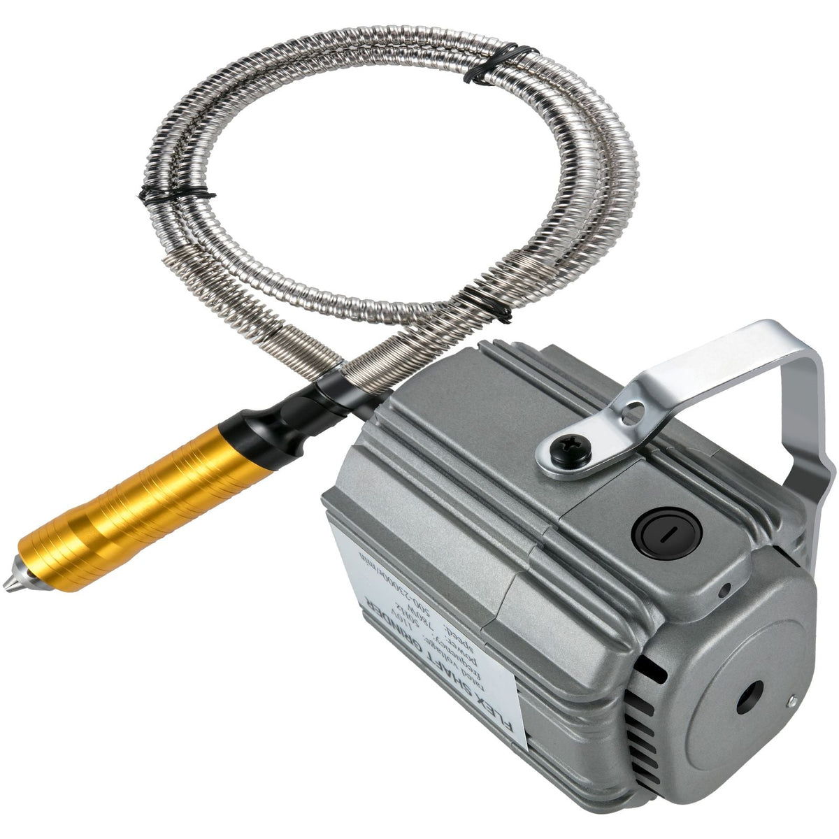 Flex Shaft Grinder 780W Rotary Tool 500-23000RPM Rotary Carver with 1/4\" 3-Jaw Chuck & Stepless Speed Foot Pedal Hanging Grinding Machine 131PCS Accessories for Jewelry Polishing Grinding DIY