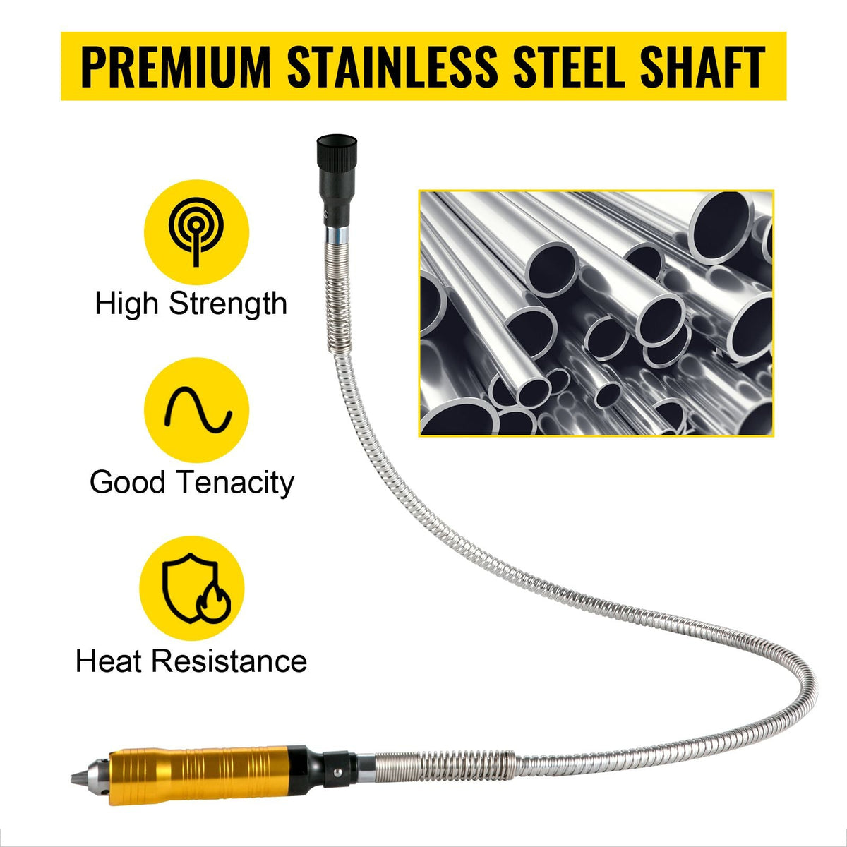 Flex Shaft Grinder 780W Rotary Tool 500-23000RPM Rotary Carver with 1/4\" 3-Jaw Chuck & Stepless Speed Foot Pedal Hanging Grinding Machine 131PCS Accessories for Jewelry Polishing Grinding DIY