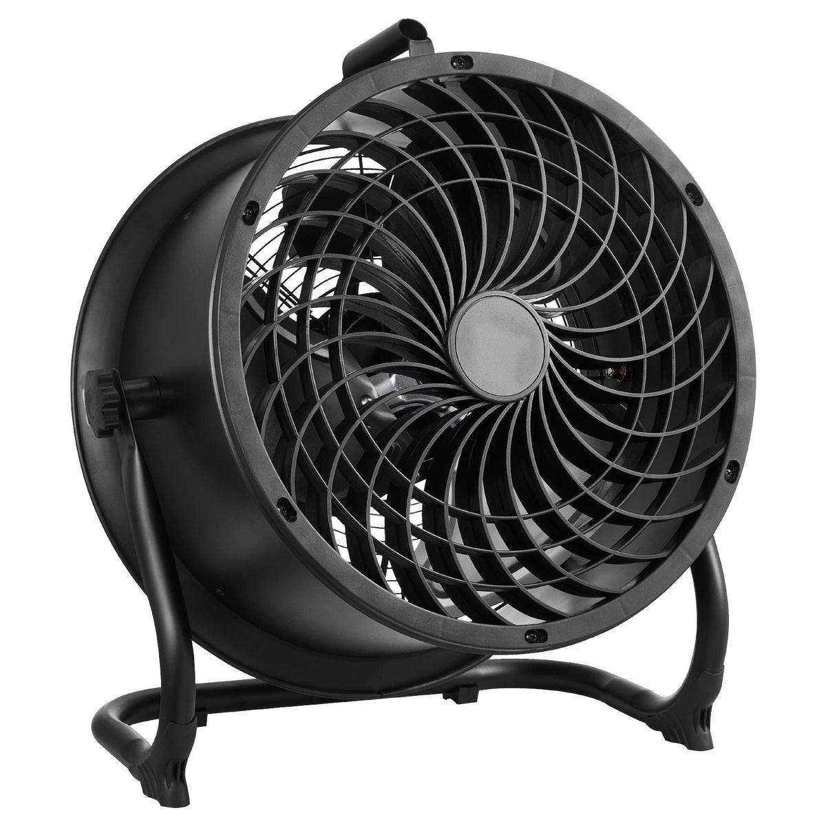 Floor Fan, 3 Speeds High Velocity Heavy Duty 14 Inch Industrial Fan, 2520 CFM 360° Adjustable Tilt 23.62 ft/sec Airflow Large Metal Fan, for Home, Gym, Office, Garage, Commercial Shop & Bedroom