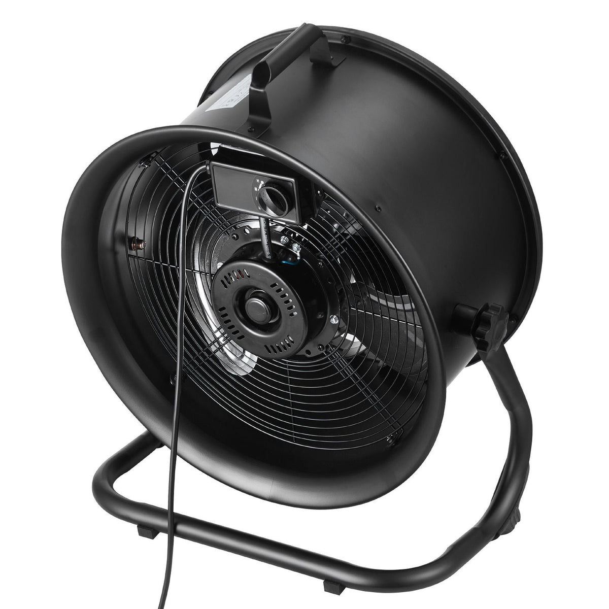 Floor Fan, 3 Speeds High Velocity Heavy Duty 14 Inch Industrial Fan, 2520 CFM 360° Adjustable Tilt 23.62 ft/sec Airflow Large Metal Fan, for Home, Gym, Office, Garage, Commercial Shop & Bedroom