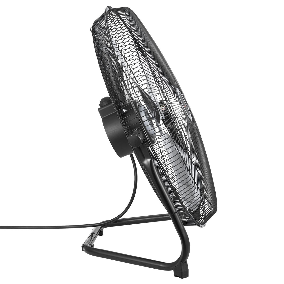 Floor Fan, 3 Speeds High Velocity Heavy Duty 18 Inch Industrial Fan, 4000 CFM 360° Adjustable Tilt 19.69 ft/sec Airflow Large Metal Fan, for Home, Gym, Office, Garage, Commercial Shop & Bedroom