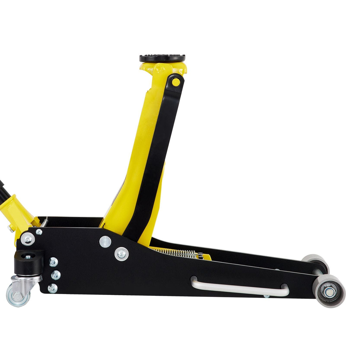 Floor Jack, 3 Ton Low Profile Floor Jack, Aluminum and Steel Racing Floor Jack with Dual Pistons Quick Lift Pump, Floor Jack Lifting Range 3-6/11"-19-11/16"