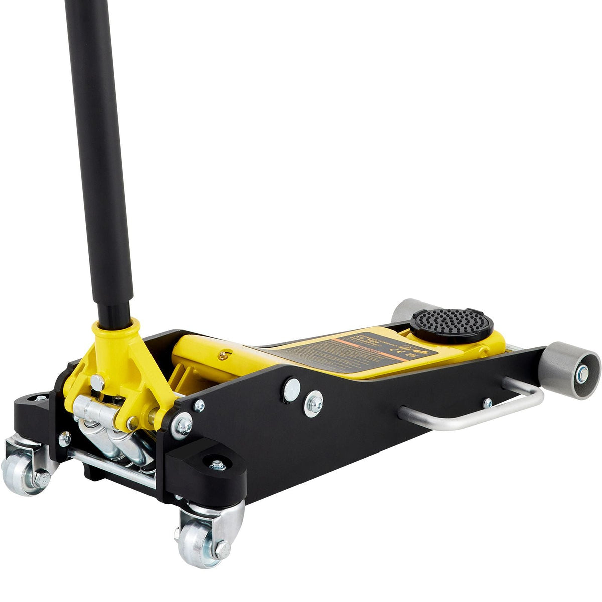 Floor Jack, 3 Ton Low Profile Floor Jack, Aluminum and Steel Racing Floor Jack with Dual Pistons Quick Lift Pump, Floor Jack Lifting Range 3-6/11"-19-11/16"