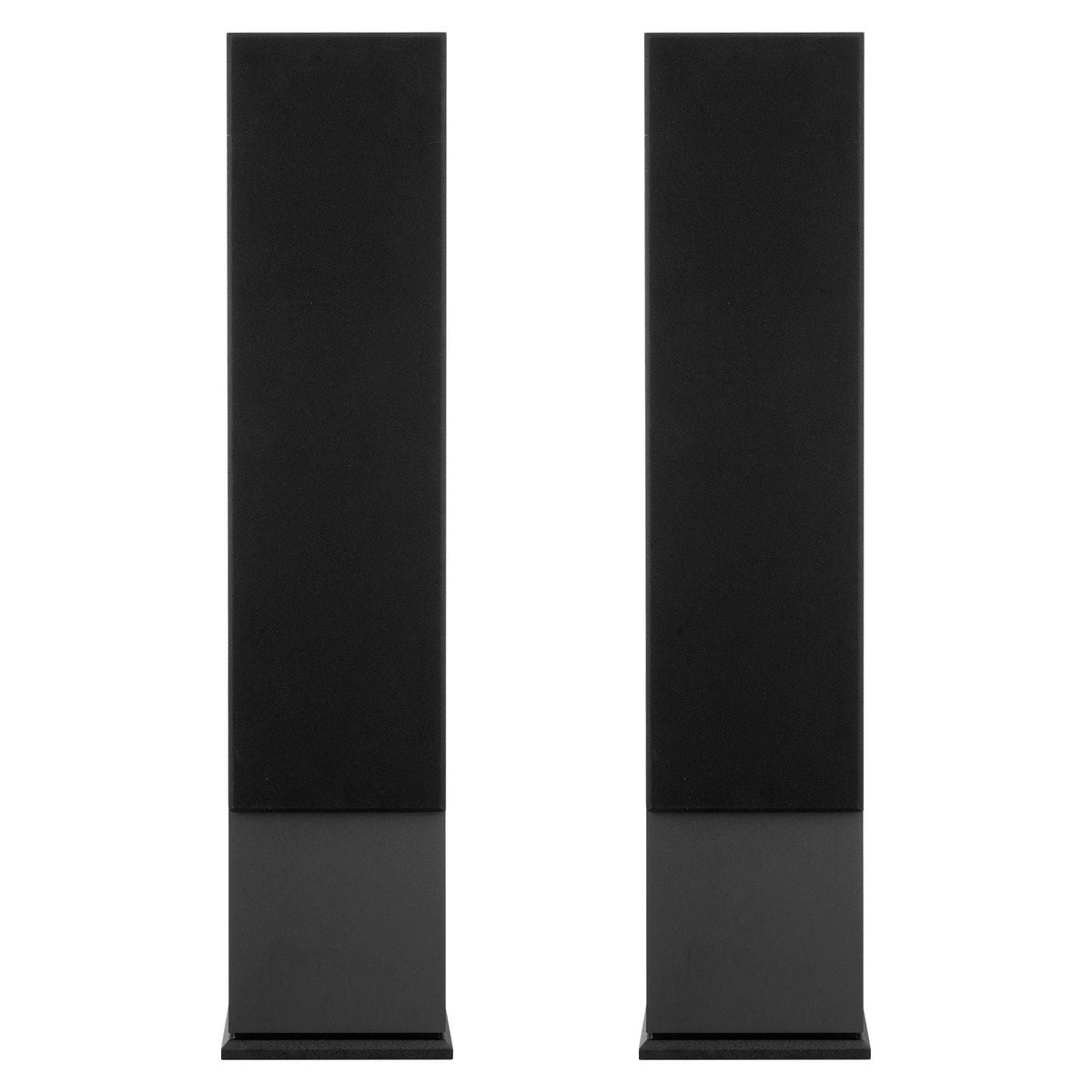 Floorstanding Speakers Pair, 3-Way, Floor-Standing Tower Speakers with 0.75 in & 1 in Tweeter, Dual 5.25 in Woofers, 145W Peak Power, 70Hz–20kHz Frequency Response, MDF Enclosure, for Home Audio