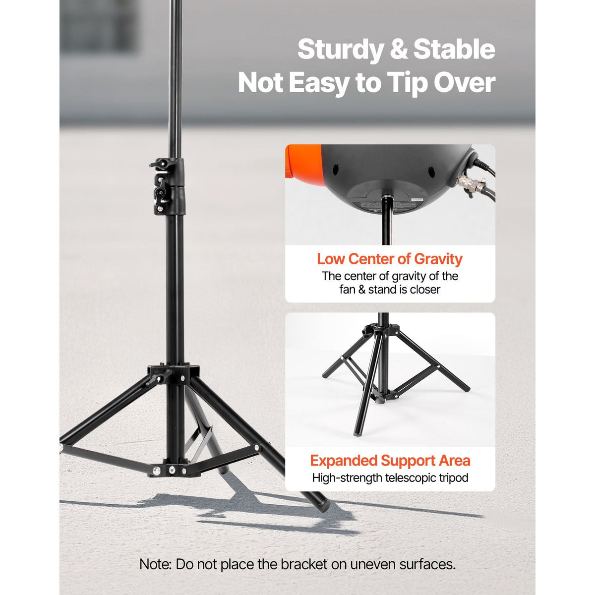 Foam Machine, 115 W Party Foam Cannon, Portable Foam Maker with a Tripod Stand, Powerful Foam Party Machine, for Backyard, Pool, Outdoor Events, Birthdays, Celebrations and Party, Grey & Orange