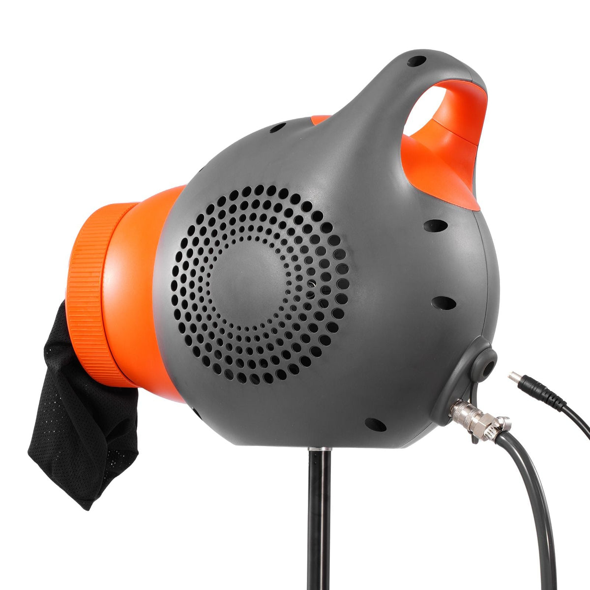 Foam Machine, 115 W Party Foam Cannon, Portable Foam Maker with a Tripod Stand, Powerful Foam Party Machine, for Backyard, Pool, Outdoor Events, Birthdays, Celebrations and Party, Grey & Orange