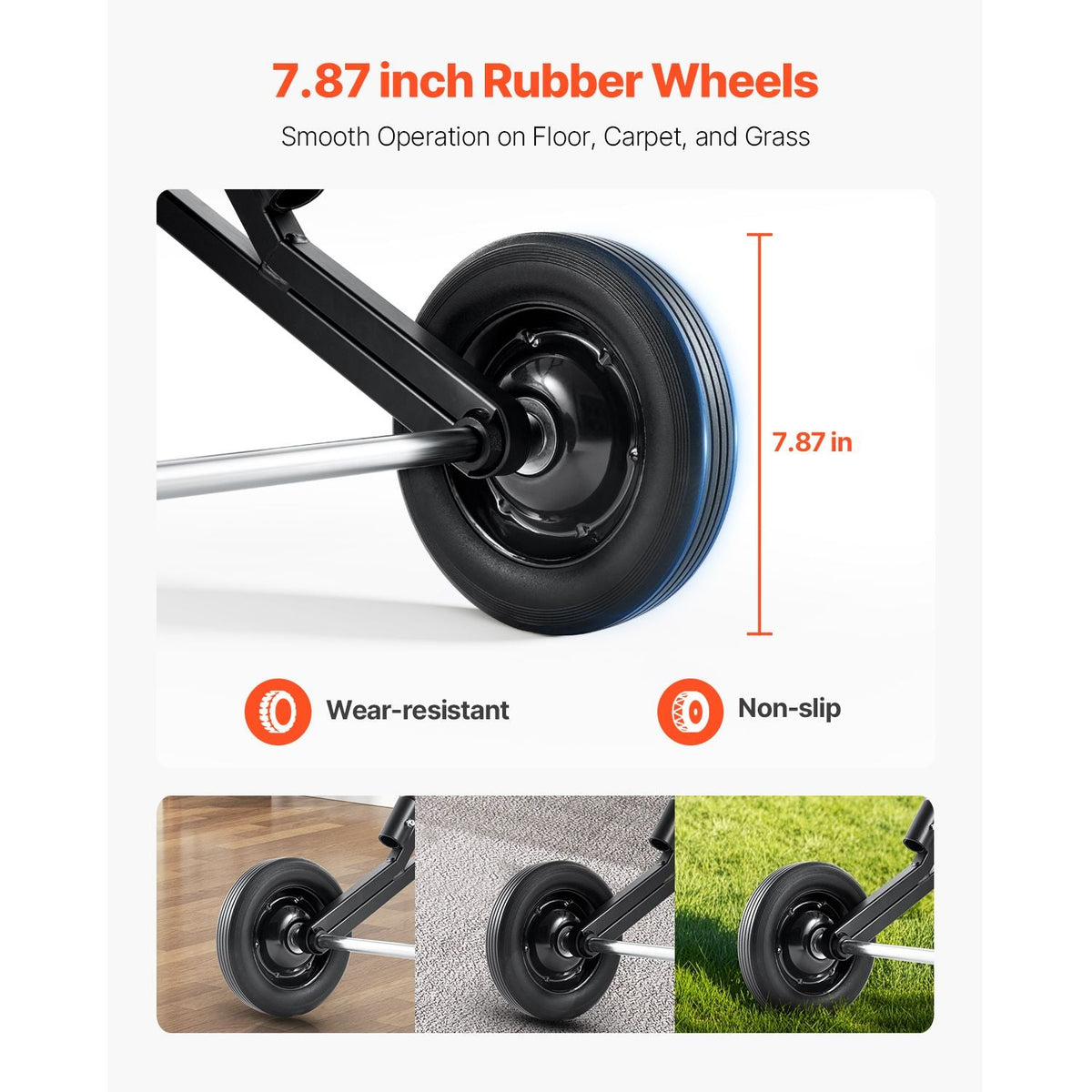 Folding Chair Rack, 150 LBS Capacity, Heavy-duty Chair Cart for Stacking 10 Chairs, Multi-Function Metal Chair Storage Dolly with Rubber Wheels, Push-Style Chair Holder, Matte Black