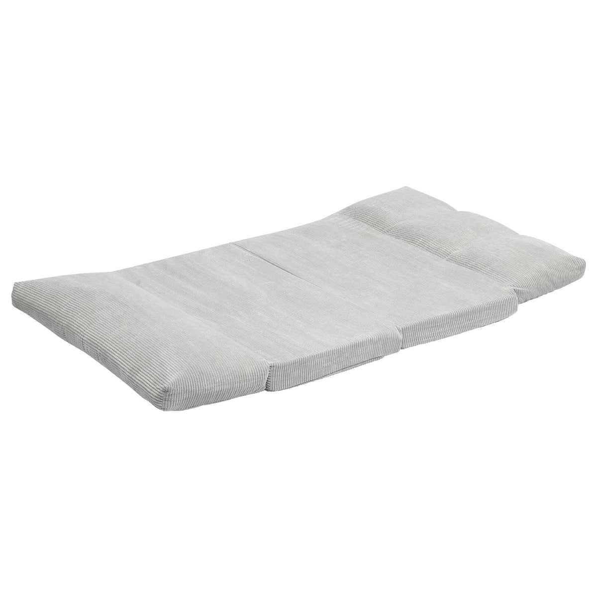 Folding Sofa Bed, 3-in-1 Foldable Couch Bed with Washable Cover, 25D High Density Memory Foam Convertible Sleeper Chair Bed, Futon Couch for Living Room, Bedroom, Guest, Light Grey(Full)