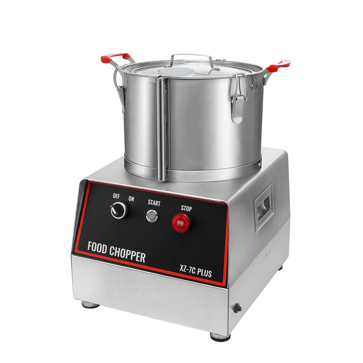 Food Processor & Vegetable Chopper, 7 Quart Bowl, 750W Food-Grade Stainless Steel Food Processor Chopper with 2 Extra S-Curve Blades, Multifunctional for Chopping Vegetables, Meat, Grains, Nuts