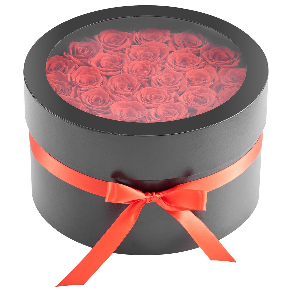 Forever Flowers, 27 Preserved Roses in a Box, Eternal Flowers Immortal Bouquet Birthday Present for Delivery Prime Women Her Wife Mothers, Anniversary, Valentine's Day,Christmas, Red