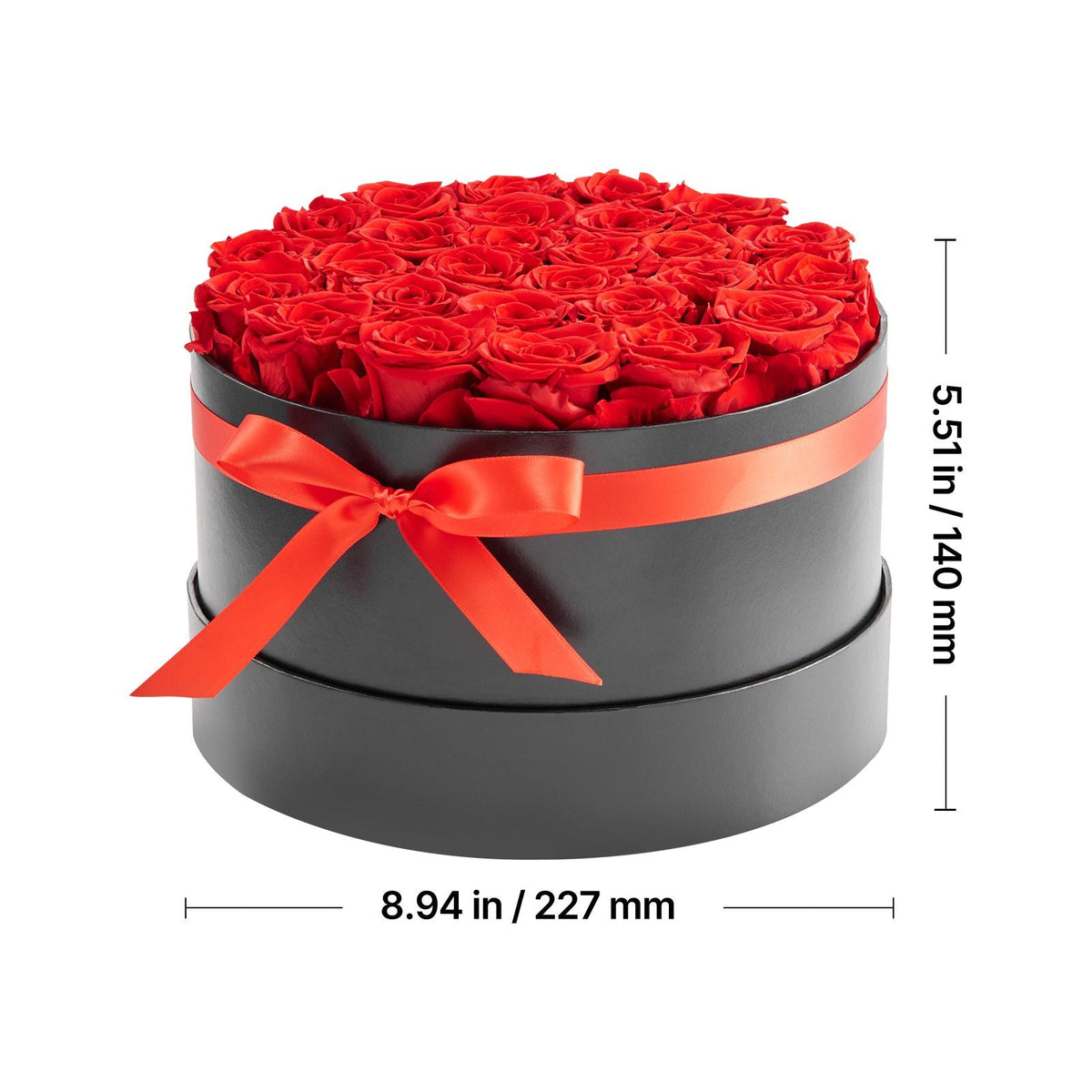 Forever Flowers, 27 Preserved Roses in a Box, Eternal Flowers Immortal Bouquet Birthday Present for Delivery Prime Women Her Wife Mothers, Anniversary, Valentine's Day,Christmas, Red