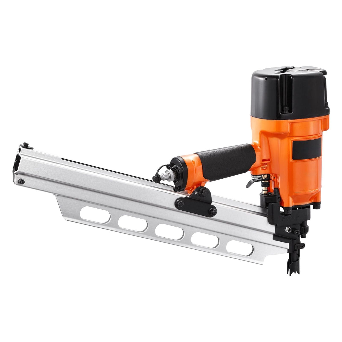 Framing Nailer, 2" to 3-1/2" 21 Degree Full Round Head Pneumatic Framing Nailer with Dual Trigger Modes & Tool-Less Depth Adjustment, 80-120PSI Pro Air Nail Gun for Framing Flooring Decking