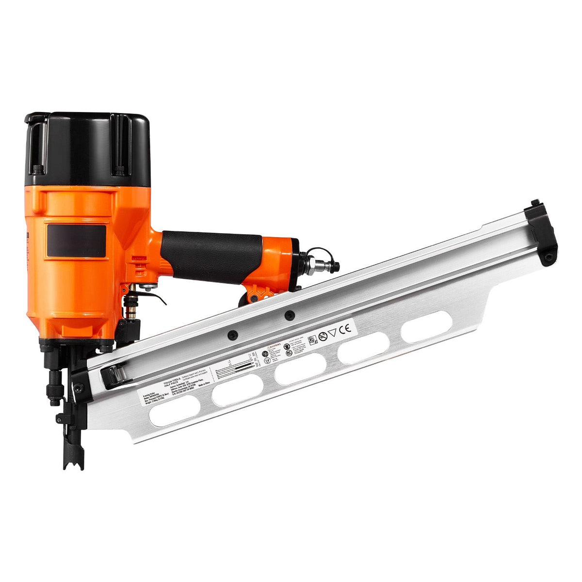 Framing Nailer, 2" to 3-1/2" 21 Degree Full Round Head Pneumatic Framing Nailer with Dual Trigger Modes & Tool-Less Depth Adjustment, 80-120PSI Pro Air Nail Gun for Framing Flooring Decking