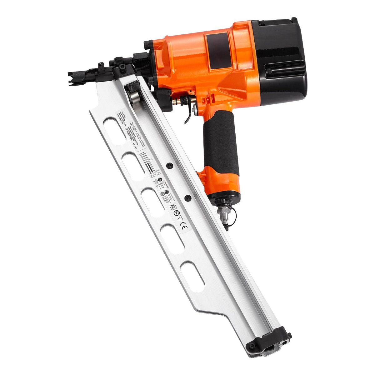 Framing Nailer, 2" to 3-1/2" 21 Degree Full Round Head Pneumatic Framing Nailer with Dual Trigger Modes & Tool-Less Depth Adjustment, 80-120PSI Pro Air Nail Gun for Framing Flooring Decking