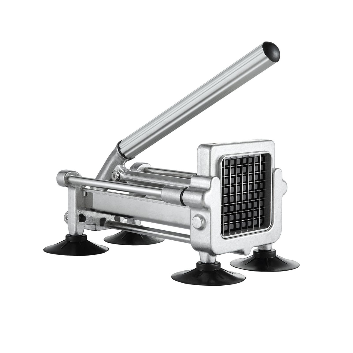 French Fry Cutter, Potato Slicer with 1/2" 3/8" 1/4" Stainless Steel Blades, Manual Potato Cutter Chopper with Suction Cups, Great for Potato, French Fries, Cucumber, Vegetables, Carrot