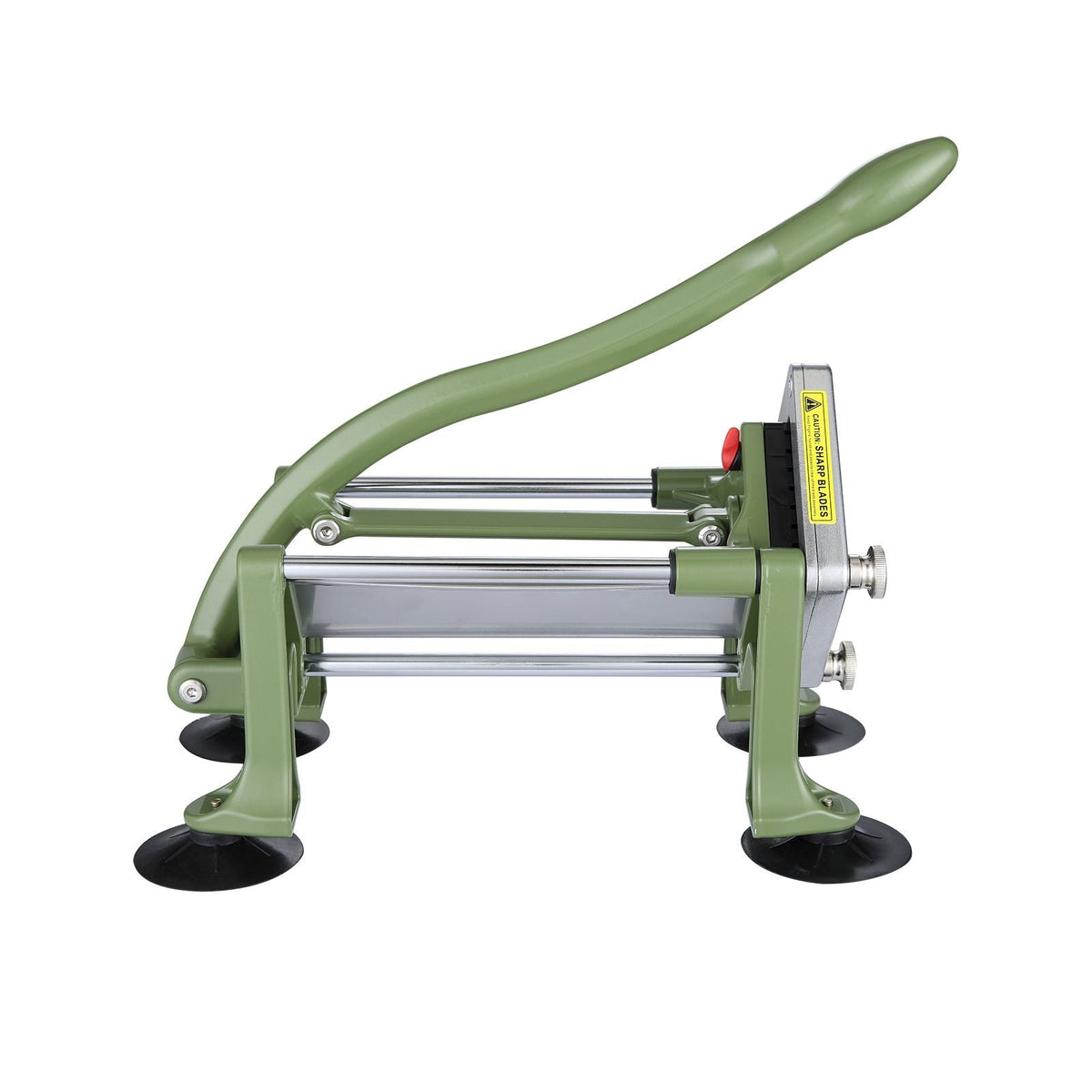 French Fry Cutter, Potato Slicer with 3/8-Inch Stainless Steel Blade, Manual Potato Cutter Chopper with Suction Cups, Great for Potato, French Fries, Cucumber, Vegetables, Carrot