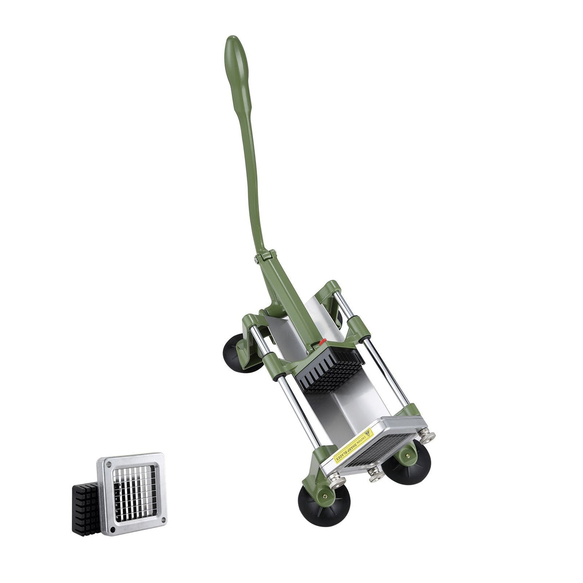 French Fry Cutter, Potato Slicer with 3/8-Inch Stainless Steel Blade, Manual Potato Cutter Chopper with Suction Cups, Great for Potato, French Fries, Cucumber, Vegetables, Carrot