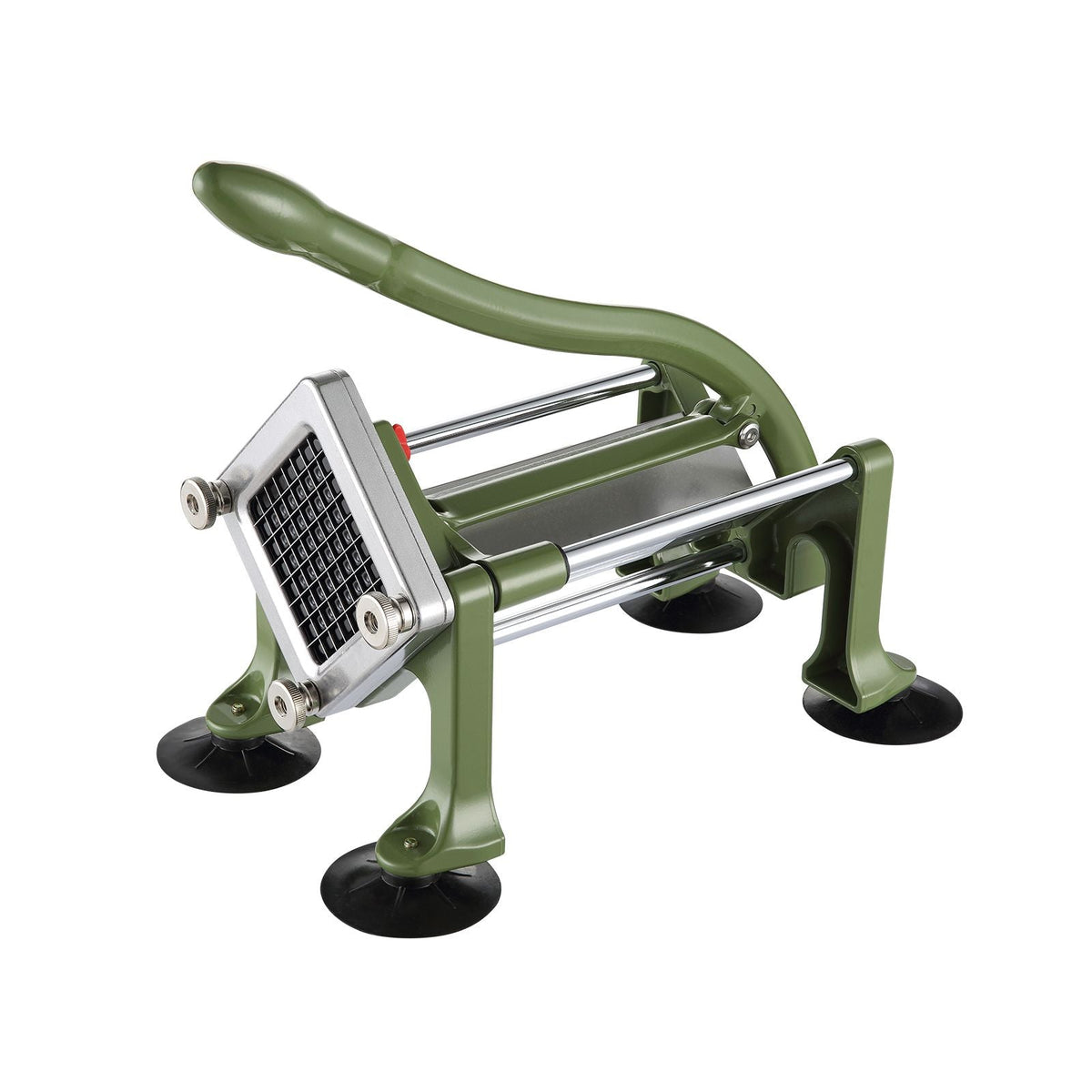French Fry Cutter, Potato Slicer with 3/8-Inch Stainless Steel Blade, Manual Potato Cutter Chopper with Suction Cups, Great for Potato, French Fries, Cucumber, Vegetables, Carrot