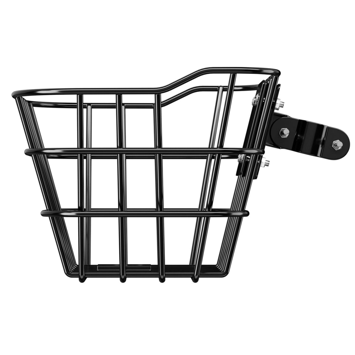 Front Bike Basket, Electric Scooter Basket with Fixed Bracket - Max Bearing 20 lbs, Construct from Solid Steel, Kids Bike Basket/Adult Bicycle Basket/Knee Electric Scooter Accessories