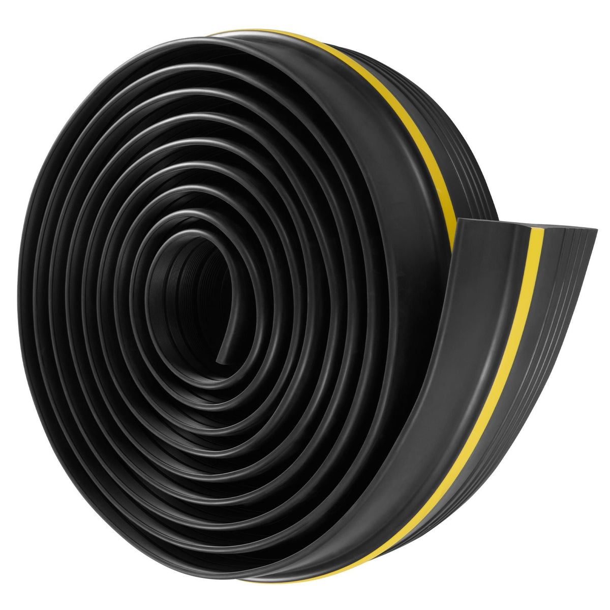 Garage Door Threshold and Bottom Seals Kit, 16 FT U Shape+O Ring Universal Garage Door Bottom Seal Weatherstrip PVC, Combine with Weatherproof Garage Threshold Seal Strip with Adhesive, Black