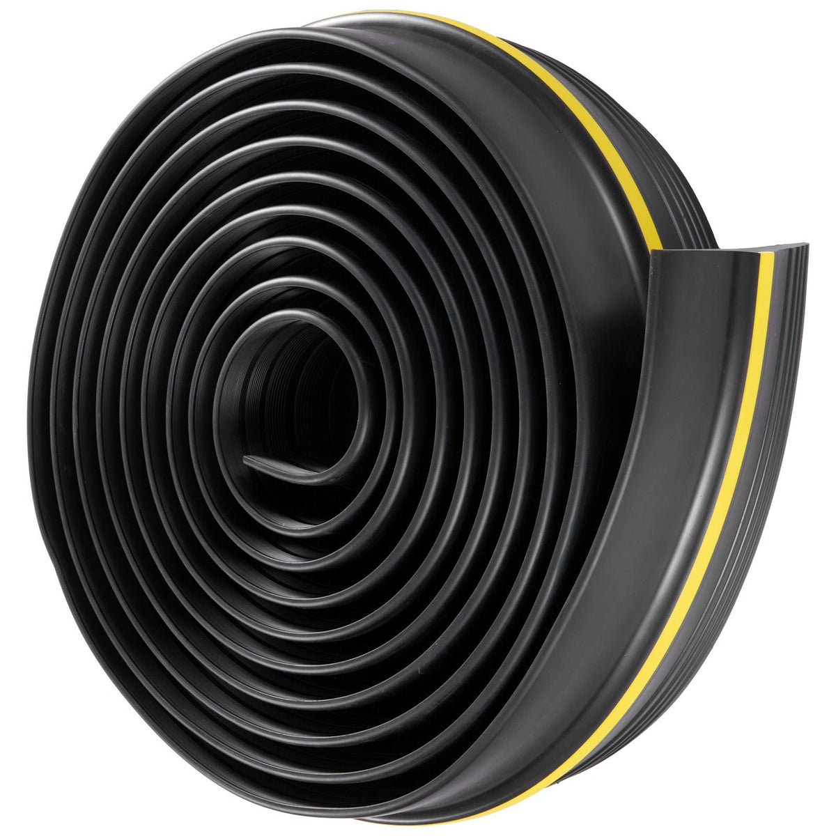 Garage Door Threshold Seal Strip, 16.5 FT Universal Garage Door Floor Seal Strip with Adhesive, Garage Door Bottom Weatherproof Strip, Upgraded Thick PVC DIY Weather Stripping Replacement, Black