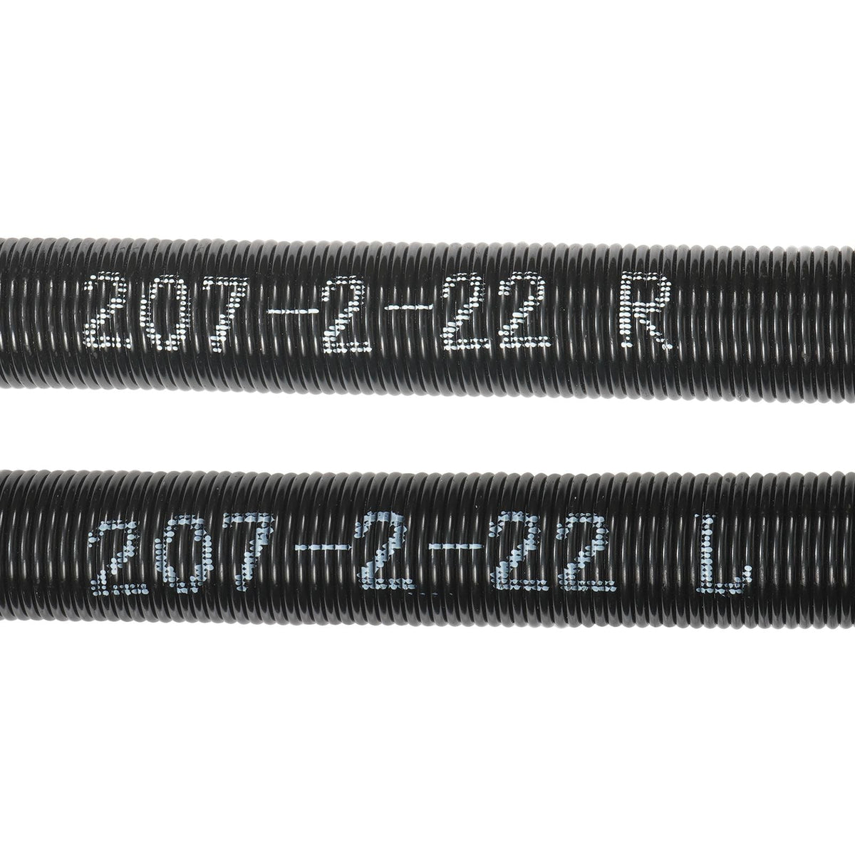 Garage Door Torsion Springs, Pair of 0.207 x 2 x 22inch, 16000 Cycles, Garage Door Springs with Non-Slip Winding Bars, Gloves and Mounting Wrench, Electrophoresis Coated for Replacement