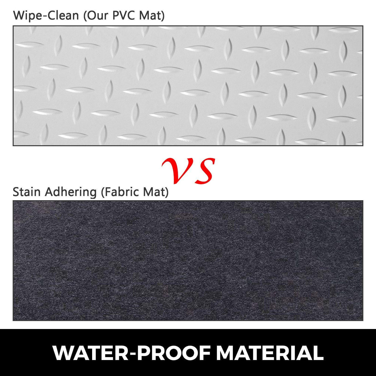 Garage Floor Mat, 303.15 x 43.31 inch PVC Garage Flooring Roll, Non-slip Diamond Texture, 91.17 sq.ft Covering Space, Garage Mats for Under Cars, for Gyms Boats Car Trailer, Silver