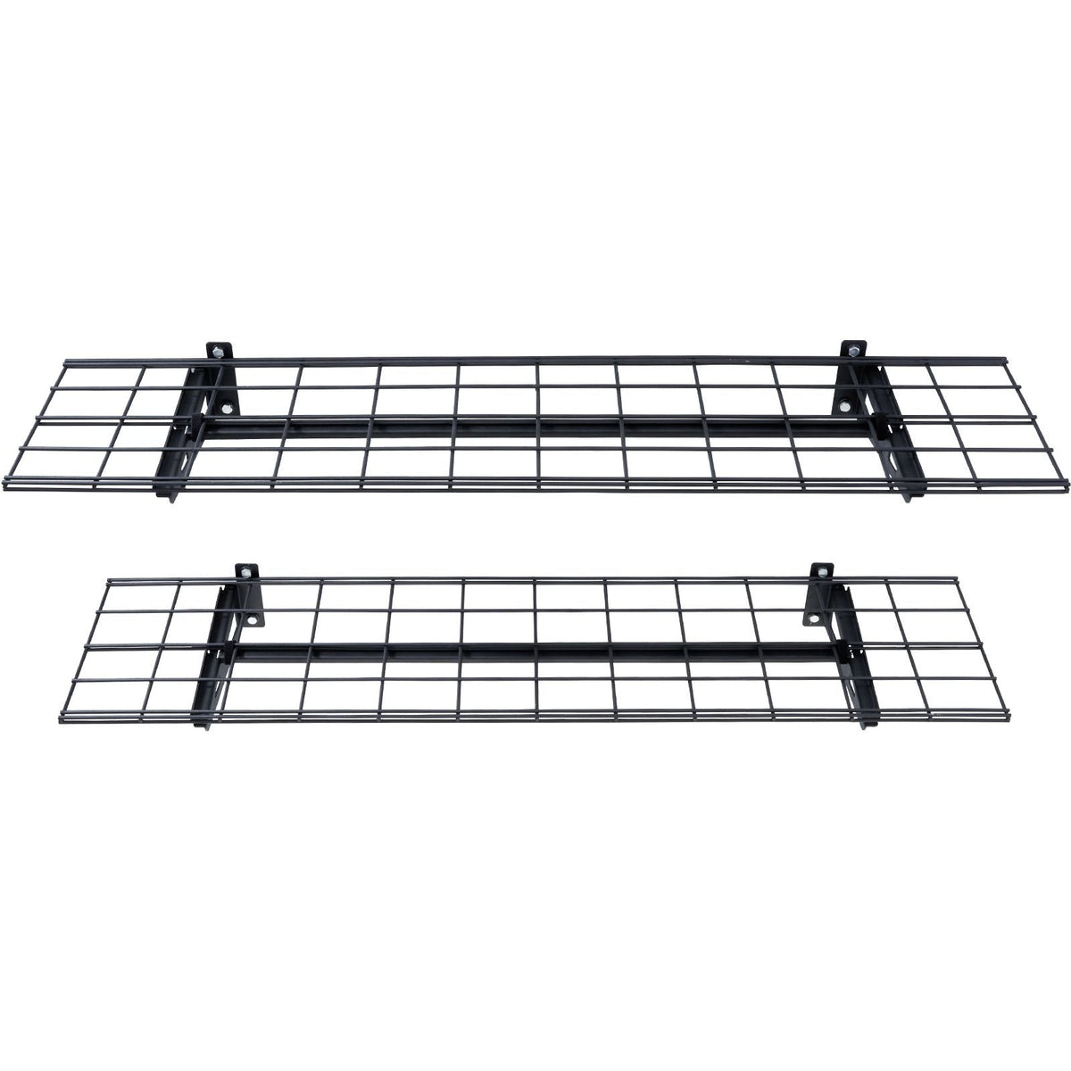 Garage Storage Shelving, 2 Pack, 4 x 1 ft Heavy Duty Garage Shelves Wall Mounted, 400 lbs Load Capacity(Total) Garage Storage Rack Floating Shelves, Suitable for Shop, Shed, Garage Storage