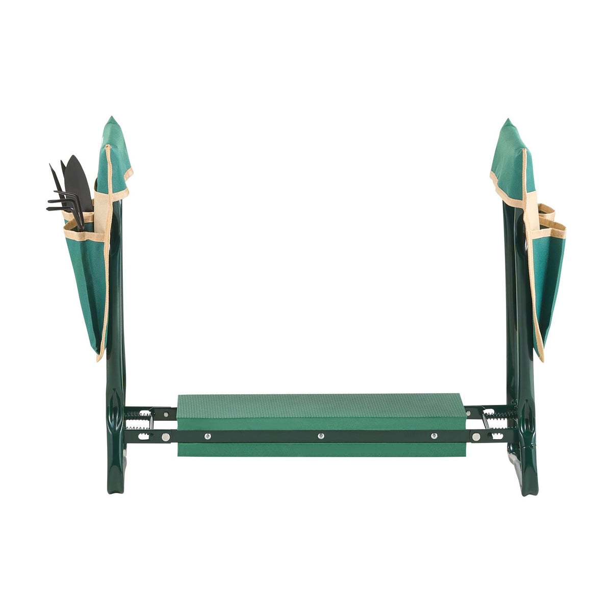 Garden Kneeler and Seat, 6 in Wide Kneeling Pad, Heavy Duty Garden Kneeling Stool, Folding Garden Seat with 2 Tool Bags, Relieve Knee & Back Pain, Portable Garden Bench for Women Grandparents