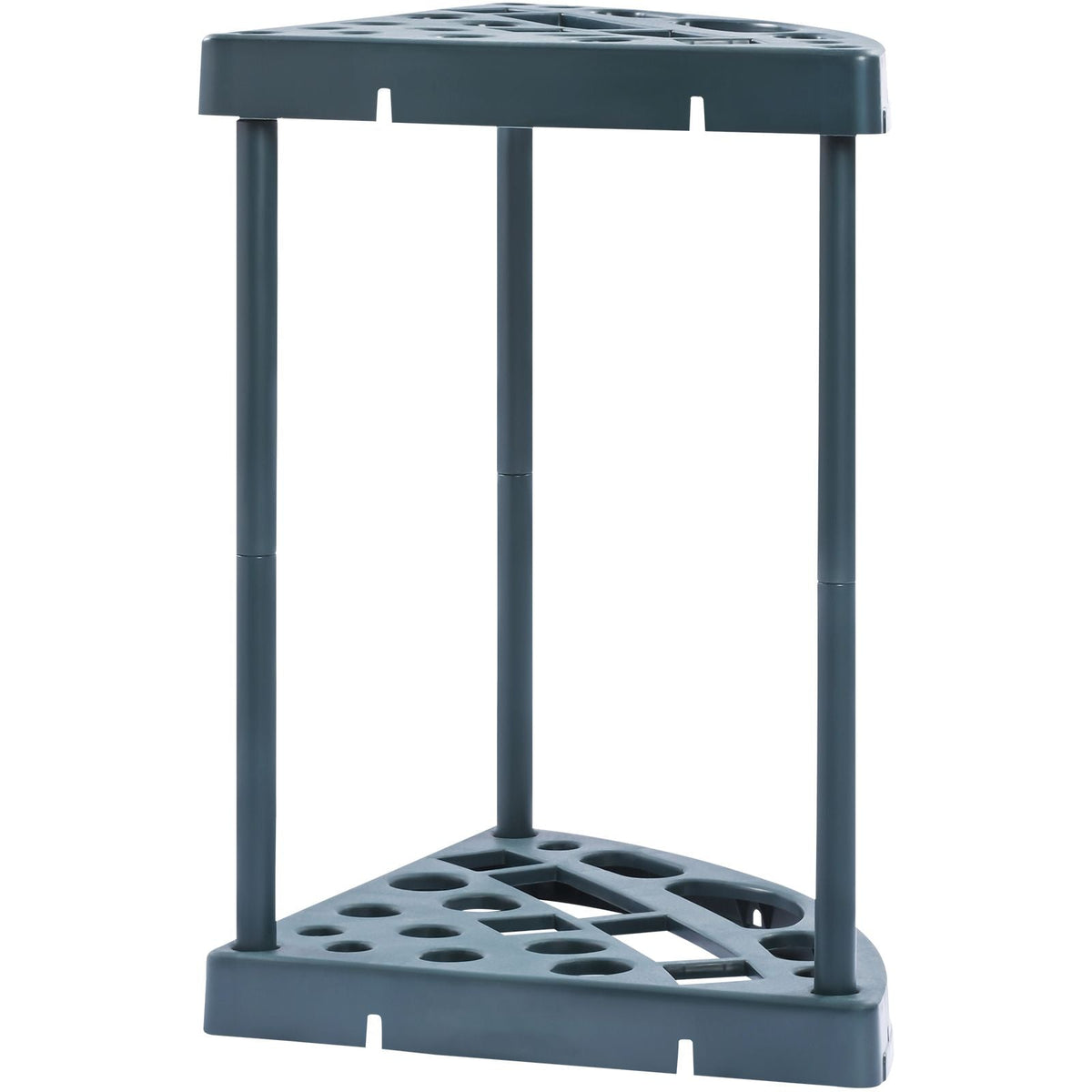 Garden Tool Organizer, 19 Slots, Yard Tool Tower Rack for Garage Organization and Storage, Hold Long-Handled Tool/Rake/Broom/Shovel, PP Garden Tool Stand Holder Organizer for Yard, Shed, Outdoor