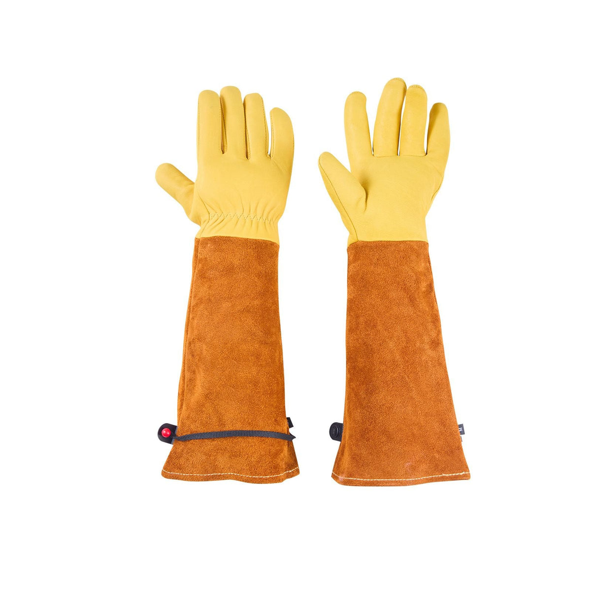 Gardening Gloves, Thorn Proof & Puncture Resistant Garden Gloves with Elastic Cuff, 17.5 in Long-Sleeve Glove Rose Pruning Glove for Men & Women Weeding Digging Planting, Size M